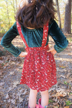 Load image into Gallery viewer, Floral Blossom Suspender Skirt