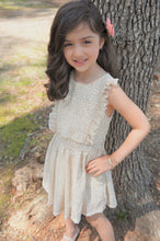 Load image into Gallery viewer, Nataly Sleeveless Chiffon Ruffle Dress- Sun Speckled