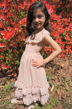 Load image into Gallery viewer, Kelly Ruffle Maxi Dress- Champagne