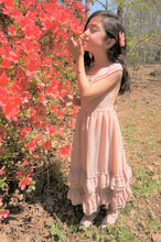 Load image into Gallery viewer, Kelly Ruffle Maxi Dress- Champagne