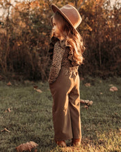 Load image into Gallery viewer, Sharlynn Ruffle Suspender Pants- Moss Green