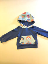 Load image into Gallery viewer, Rainbow Hooded Sweater
