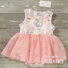 Load image into Gallery viewer, Furry Friends Girl Infant Romper