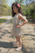 Load image into Gallery viewer, Nataly Sleeveless Chiffon Ruffle Dress- Sun Speckled