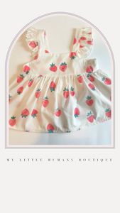 Strawberry Dress +Purse