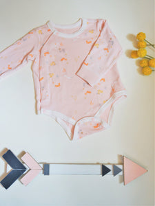 Squirrel Long Sleeve Baby Romper