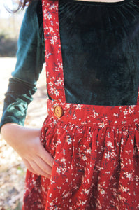 Floral Blossom Suspender Skirt