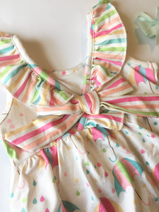 Rainbow Rain Romper