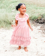Load image into Gallery viewer, Kelly Ruffle Maxi Dress - Pink
