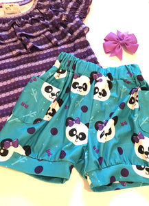 Panda Love Short Set