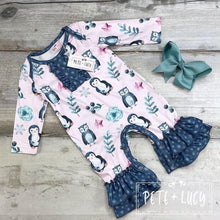 Load image into Gallery viewer, Baby Owl Romper
