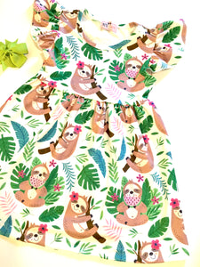 Sloth Jungle Dress