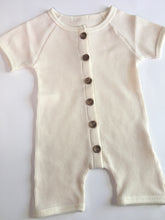 Load image into Gallery viewer, Infant Boy Romper- Cream
