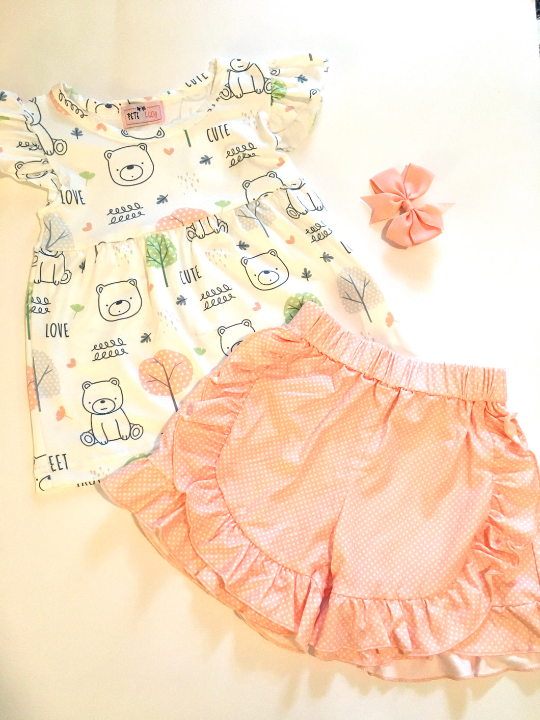 Sweet Bear Short Set