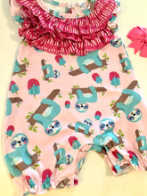 Load image into Gallery viewer, Baby Sloth Romper
